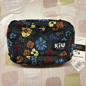 kiu ポーチL サイケデリックフラワー