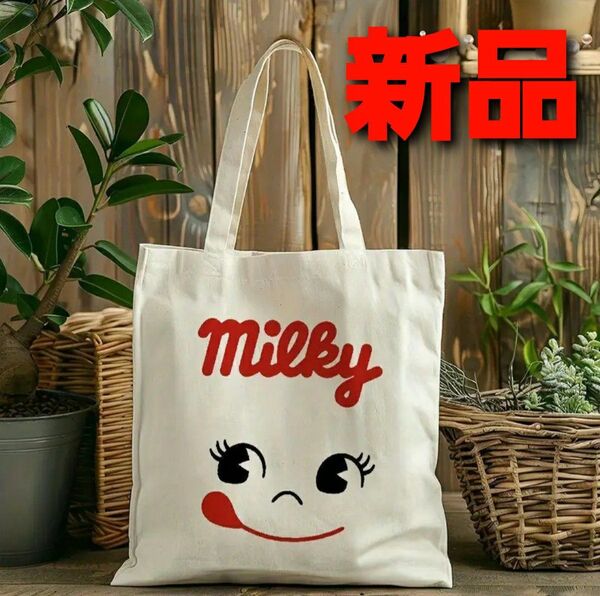 ~時限ゲリラセール~【新品未開封】ペコちゃん トートバッグ ミルキー 不二家 エコバッグ