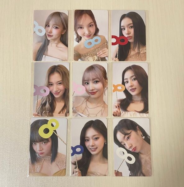 TWICE 8周年 ポップアップ オフラインくじ トレカ コンプリート