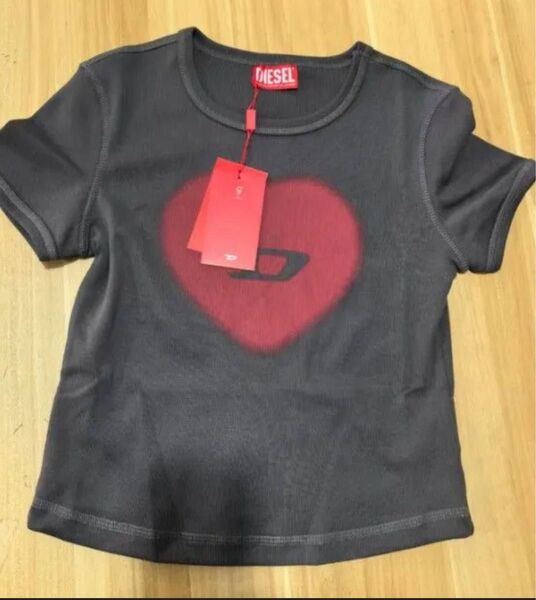 【新品未使用】 Tシャツ DIESEL ダークグレー ブラック 半袖