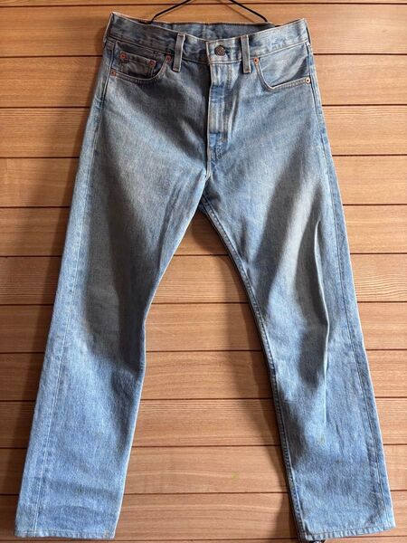 Levi's 505 USA製 ジーンズ デニム リーバイス アメリカ製 w32 ブルー 希少アメリカ製