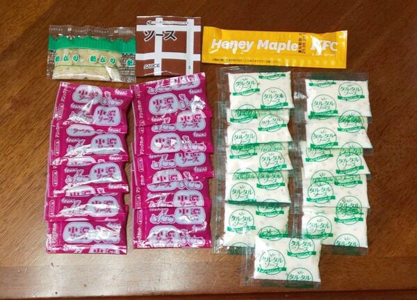 調味料 タルタルソース 中濃ソース ウスターソース ハニーメープル 新がり お弁当 小分け 詰め合わせ 食品ロス
