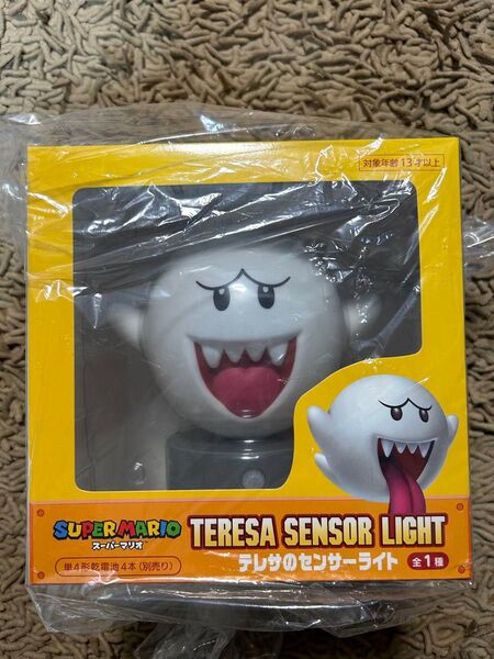 新品未開封 スーパーマリオ テレサのセンサーライト
