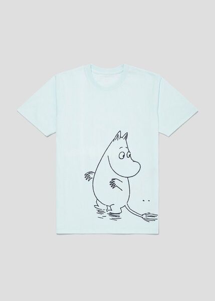 新品未使用!グラニフ ムーミン ブルー メンズ Mサイズ Tシャツ
