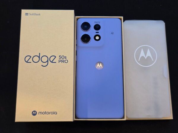motorola edge 50s pro 6.7インチ メモリー8GB ストレージ256GB リュクスラベンダー ソフトバンク