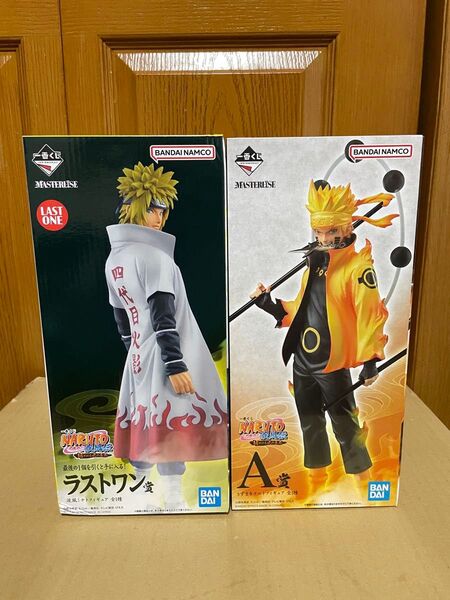 未開封品 一番くじ NARUTO-ナルト- 疾風伝 紡がれる火の意志 ナルト ミナト フィギュア2体セット