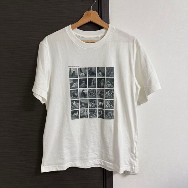 ユニクロ ルーヴル美術館 Tシャツ UT ホワイト 犬
