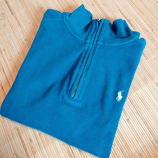 POLO RALPHLAUREN 長袖 ポロシャツ ハーフジップ ハイネック カットソー 男の子 女の子 140 150