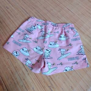 ザラZARA ピンク スヌーピー SNOOPY ショートパンツ 短パン ホームウェア 部屋着 152 150 お家着 女の子