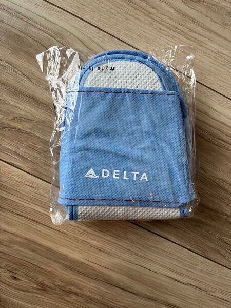新品 DELTA デルタ航空 スリッパ 水色 未使用 旅行 トラベルグッズ