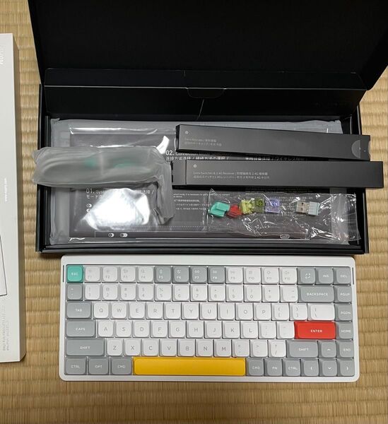 Nuphy air75 V2 ホワイト Cowberry リニア