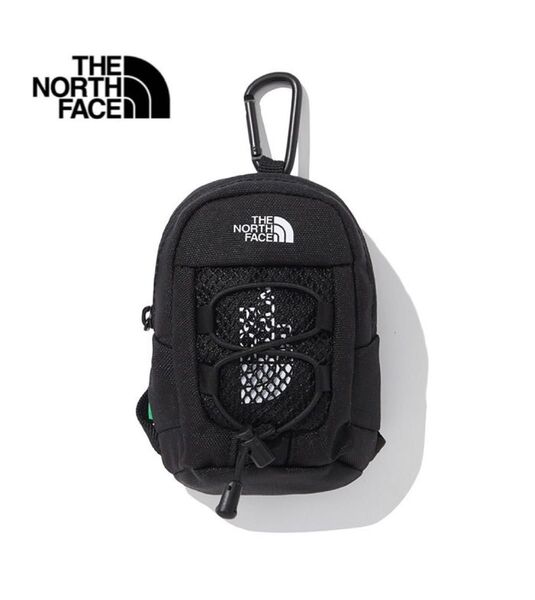 THE NORTH FACE ノースフェイス ミニ スーパーパック ポーチ 小物入れ カラビナ付 ギフト ブラック 海外限定
