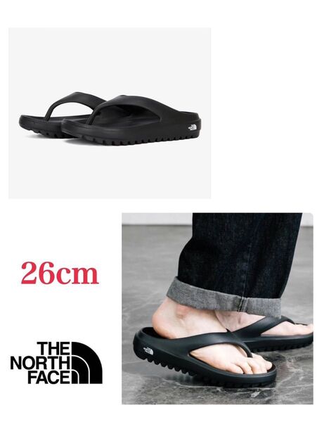THE NORTH FACE ノースフェイス キャンパスフリップ トングサンダル アウトドア 26cm ブラック 海外限定