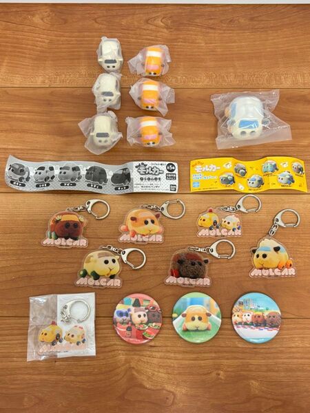 PUI PUIモルカー ガシャポン+缶バッチ+キーホルダー+クリアファイル 各種いろいろ