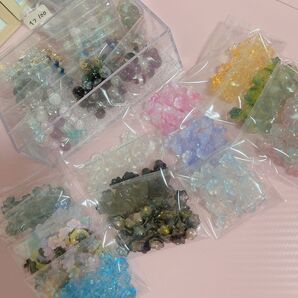 ガラス鈴蘭ビーズ まとめ売り ビーズ ハンドメイド