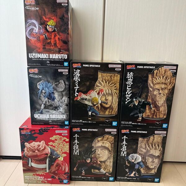 NARUTO ナルト疾風伝 最強の兵ども ソフビ フィギュア プライズ セット