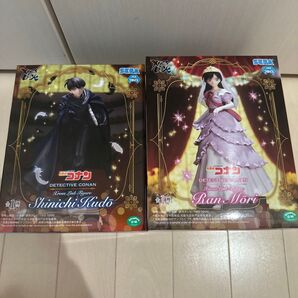 名探偵コナン Xross link 工藤新一 毛利蘭 フィギュア セット