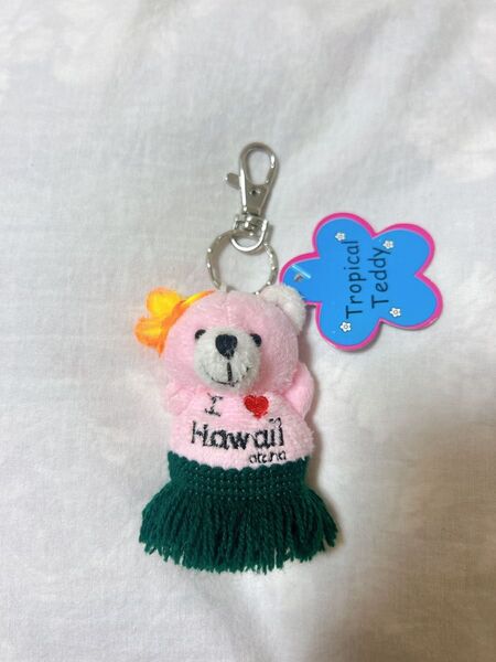 Tropical Teddy ハワイ テディベア キーホルダー