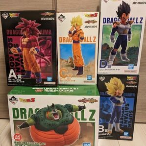 ラストワン賞 セル A賞 C賞 悟空 B賞 D賞 ベジータフィギュア 5点 ドラゴンボール 一番くじ