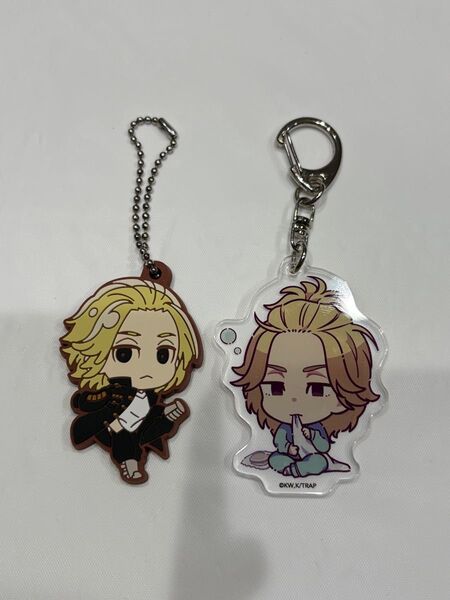 東京リベンジャーズ 佐野万次郎 2個セット アクリルキーホルダーラバーストラップ