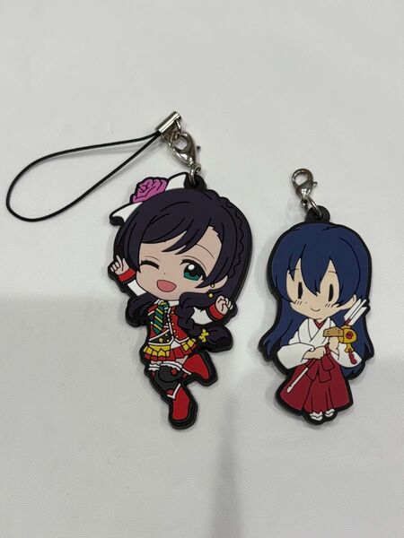 ラブライブ ラバーストラップ 2個セット 東條希 園田海未