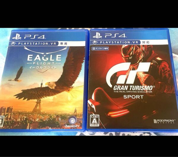 PS4ソフト2本セット イーグルフライト グランツーリスモSPORT (VR)