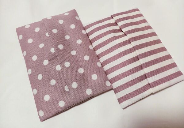 ポケットティッシュケース ハンドメイド ラベンダー2枚セット
