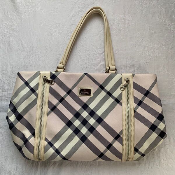 BURBERRY BLUE LABEL ノバチェック トートバッグ ピンク