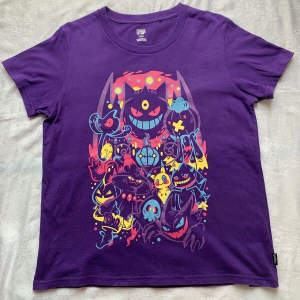 ユニクロ ポケモン コラボTシャツ ゲンガー レディースL パープル