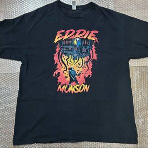 ストレンジャーシングス エディーマンソン EDDIE MUNSONプリント Tシャツ ヴィンテージ サイズXL GILDAN