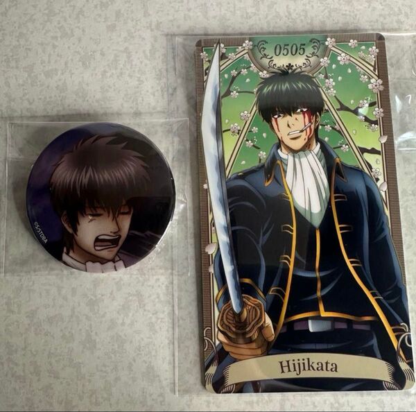 銀魂 土方十四郎 ジャンプフェスタ アニプレックス 缶バッジ アルカナカード