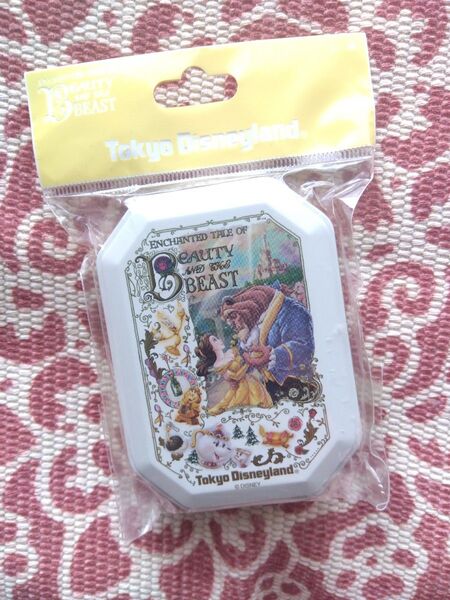 ☆美女と野獣☆ DISNEY BEAUTY AND THE BEAST ベル ビースト シール缶【新品・未使用品】