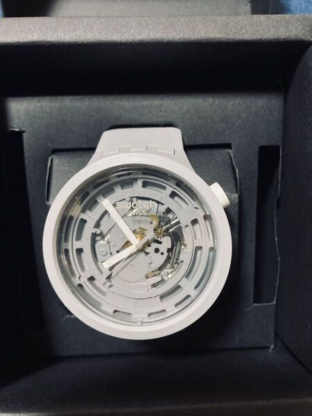 Swatch BIG BOLD BIOCERAMIC C-GREY ビッグボールド バイオセラミック グレー
