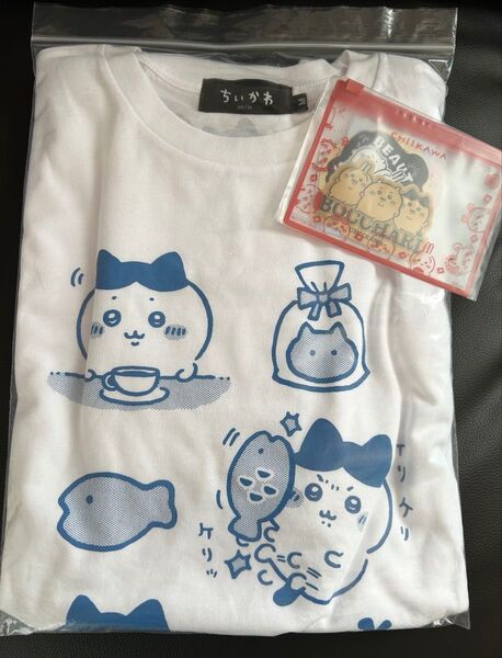 ちいかわ トーキングヘッズ Tシャツ Mサイズ ハチワレのみ ステッカー付きます