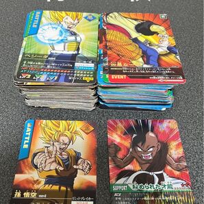ドラゴンボールデータカードダスz1、z2ジャンク品まとめ売り約200枚