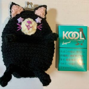 猫 がま口 シガレットケース