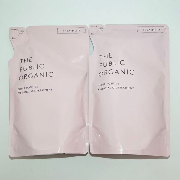 THE PUBLIC ORGANIC ザ パブリック オーガニック スーパーポジティブ トリートメント 詰め替え 400ml 2個