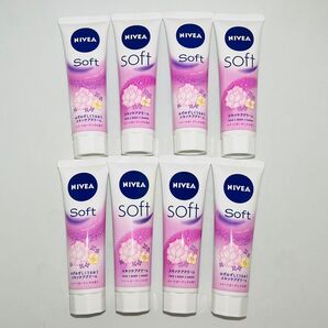 花王 NIVEA soft ニベア ソフト スキンケアクリーム スイートガーデニアの香り 本体 50g × 8個