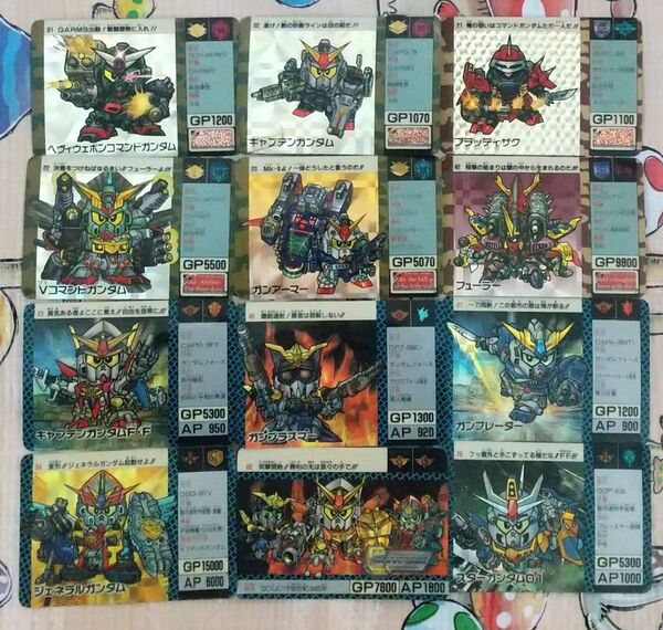 SDガンダムカードダス SDコマンド戦記 part1~4 キラコンプ