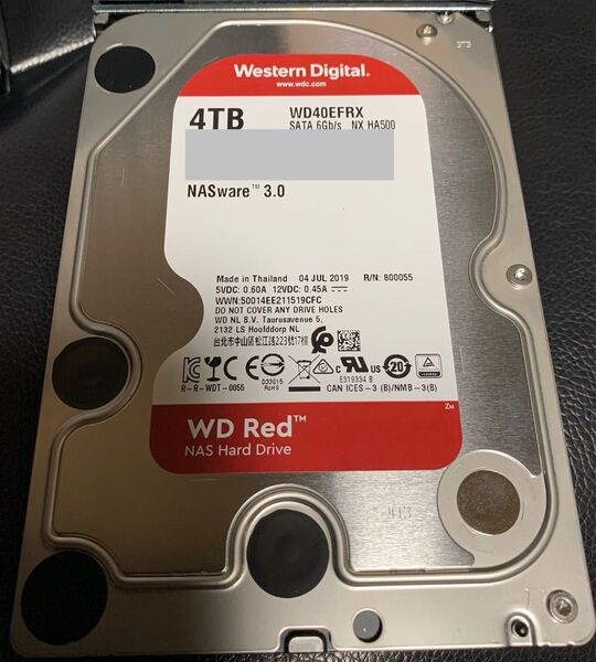 WD RED HDD 4TB