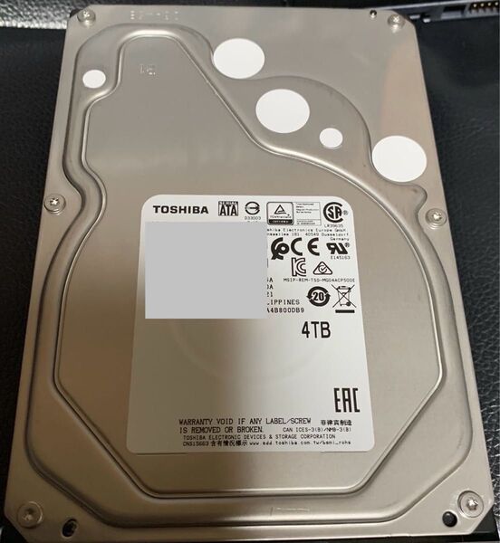 TOSHIBA HDD 4tb