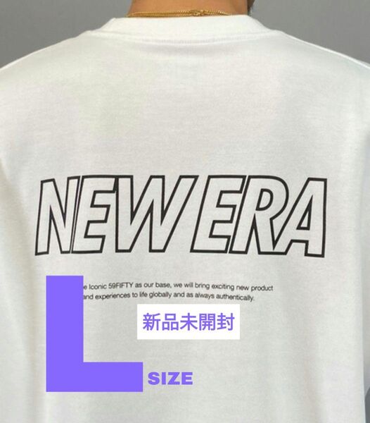 【新品未開封】NEW ERA ニューエラ Tシャツ 半袖 オーバーサイズ バックプリント 吸汗速乾 L COOLERA