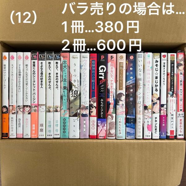 (12)BLコミックセット *バラ売り、入れ替え可。