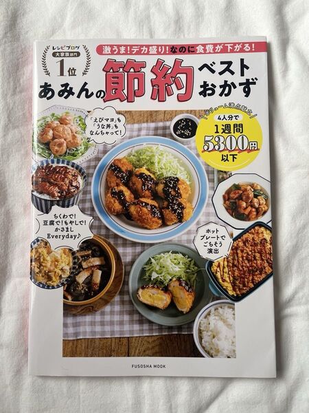 あみんの節約ベストおかず 激うま!デカ盛り!なのに食費が下がる! (FUSOSHA MOOK) あみん/著