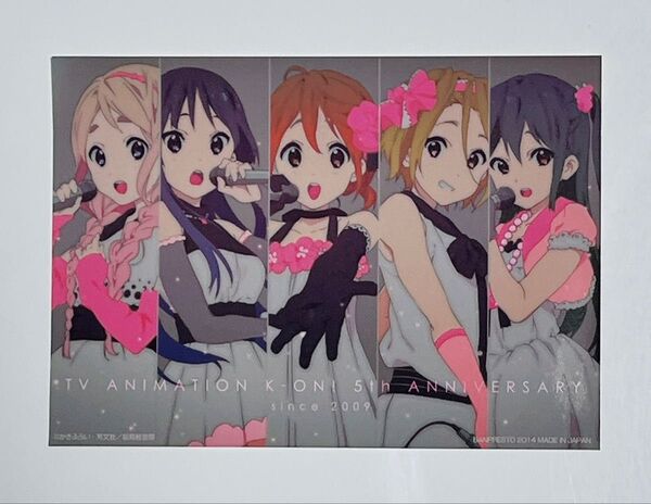 けいおん シール ステッカー TV ANIMATION K-ON! 5th ANNIVERSARY since2009