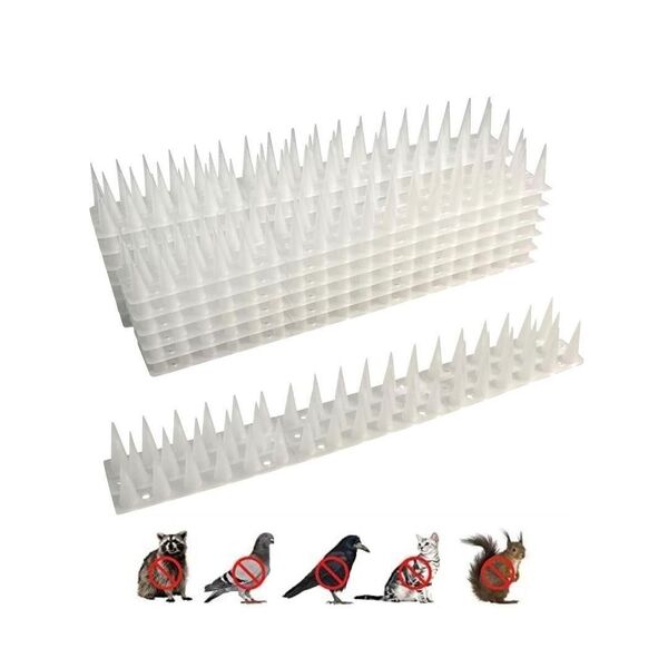 ★ トゲトゲマット 鳥避け 鳥よけ カラスよけ 鳩よけ 巣作り防止 ホワイト 白 鳥よけグッズ ベランダ とげマット