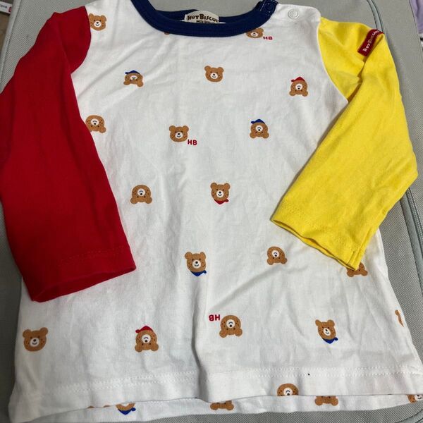 ミキハウス ホットビスケッツ ロンT 80cm