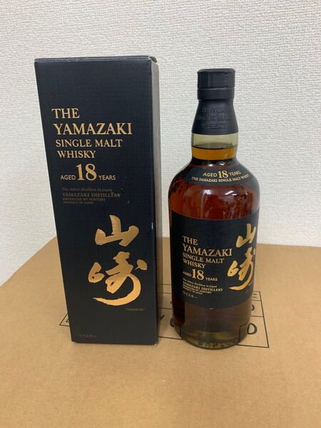 SUNTORY サントリー ウイスキー 山崎18年 シングルモルトウイスキー 箱付