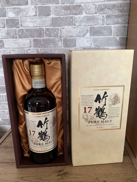 NIKKA WHISKY ニッカ ウイスキー ピュアモルト竹鶴17年 箱付