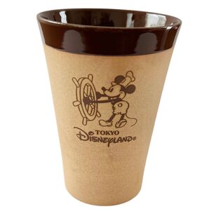 ディズニーランドミッキーミニー陶器タンブラーコップカップビアカップ